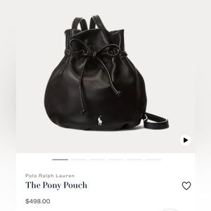 Polo Ralph Lauren The Pony Pouch NWT $498